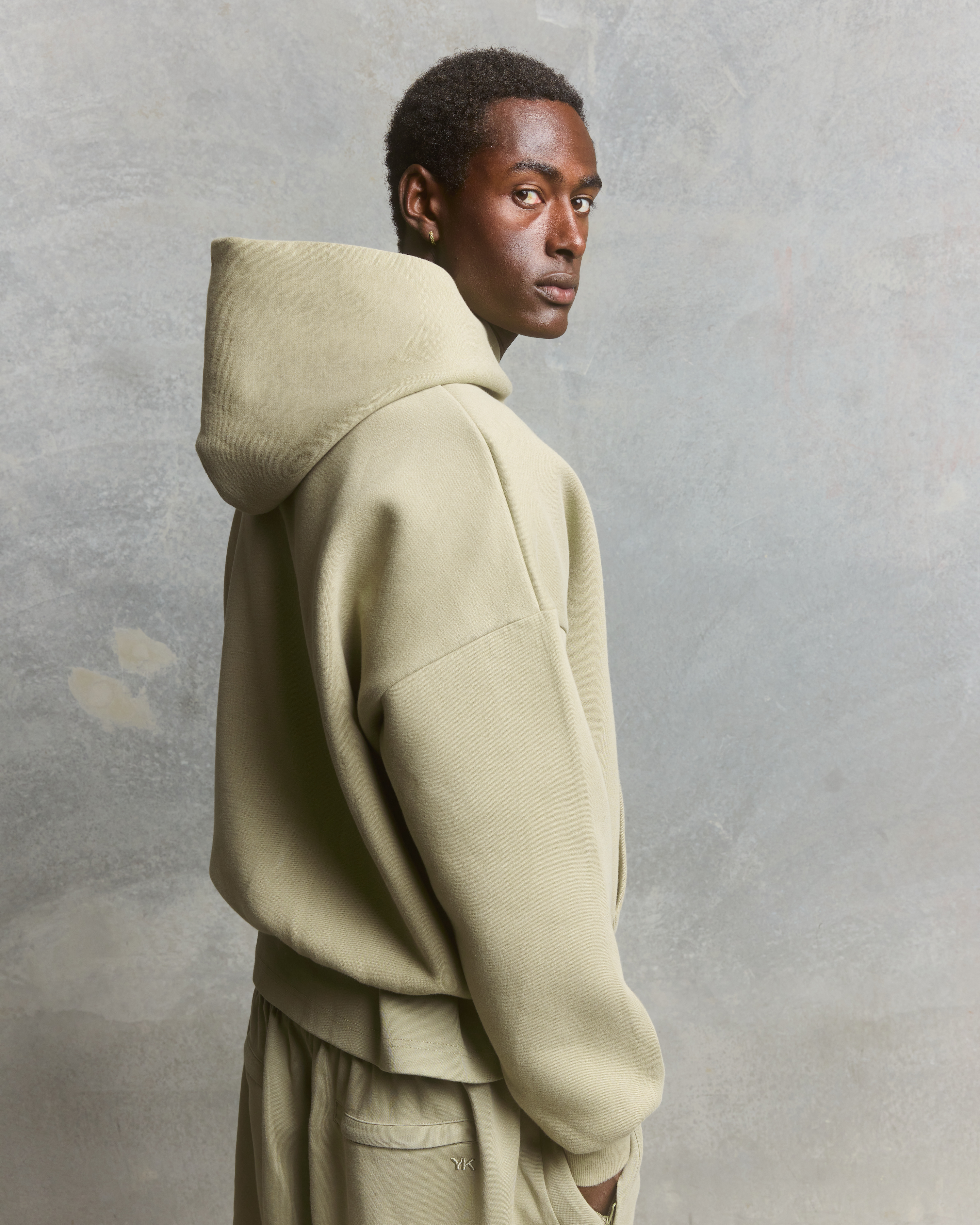 Nothing Form Hoodie | Moss-3