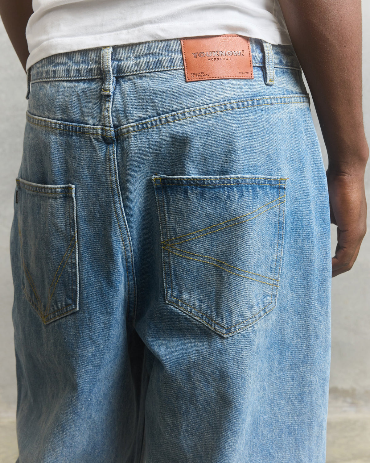 Veteran Baggy Jeans | Light Blue-3