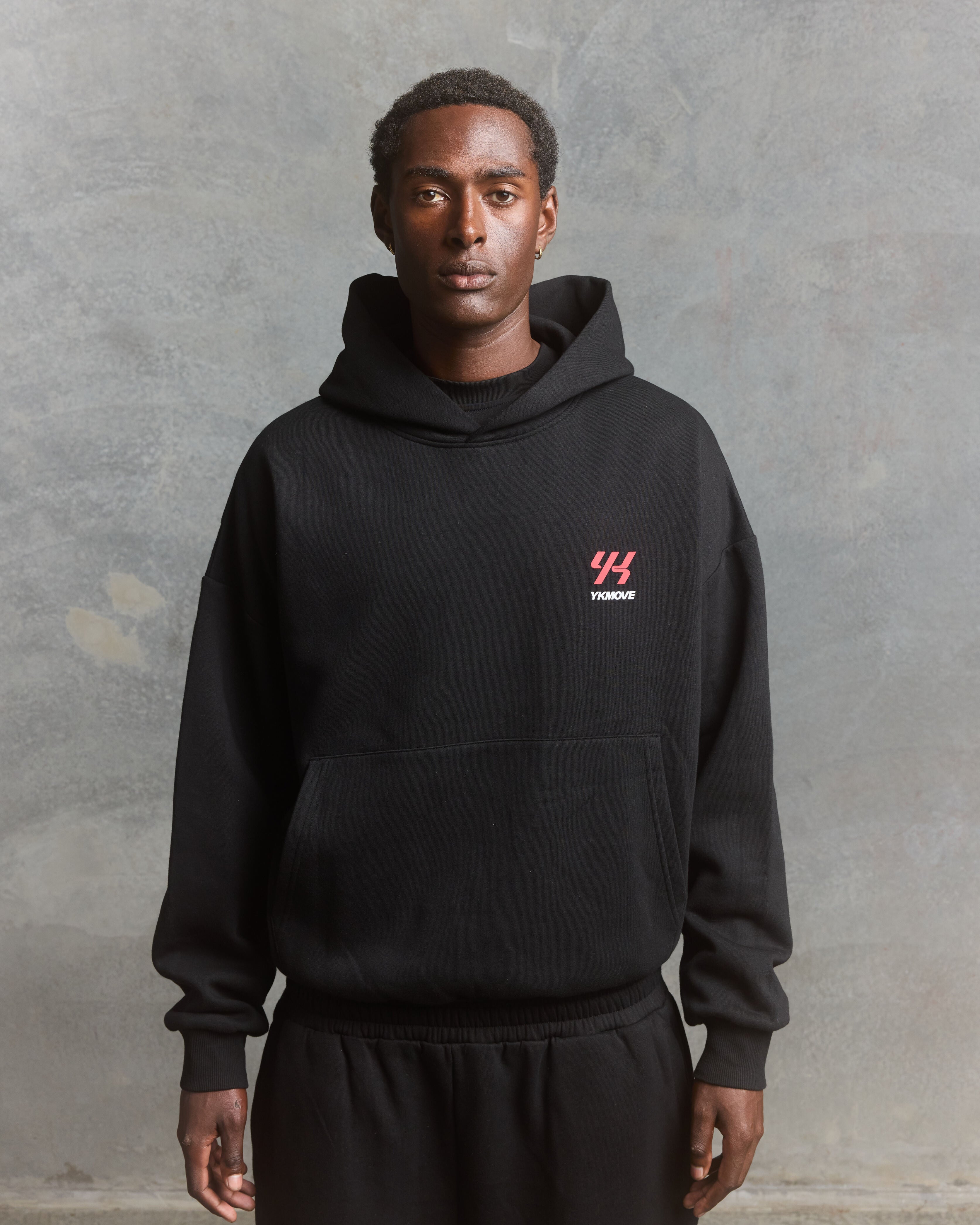 YK Move Keep Stacking Days Evolve Hoodie | Black