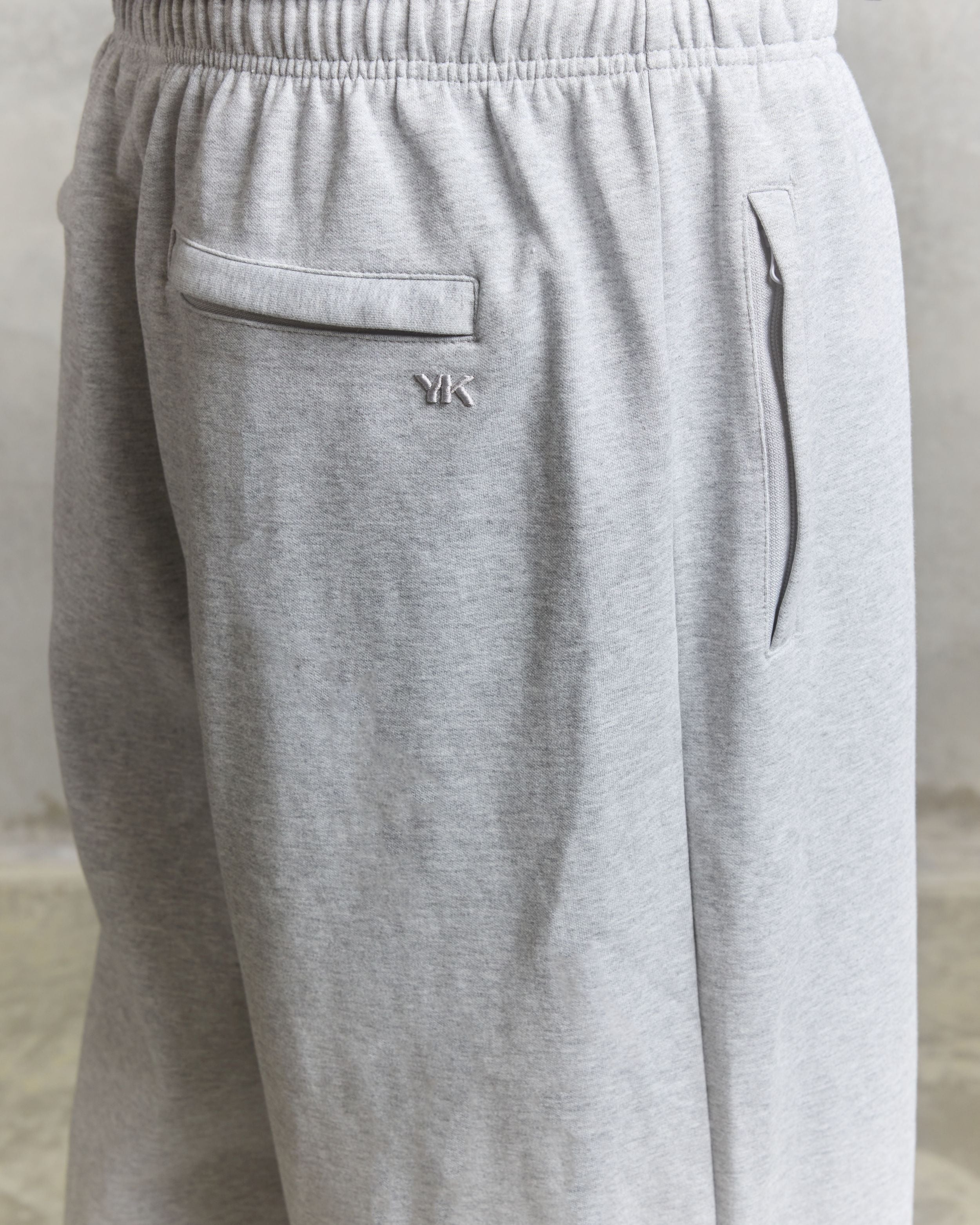 Nothing 400 Wide Leg Sweatpants | Heather Grey-4