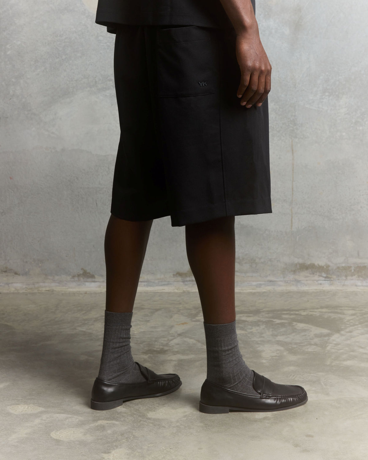 Nothing Draped Pleated Shorts | Tar-4