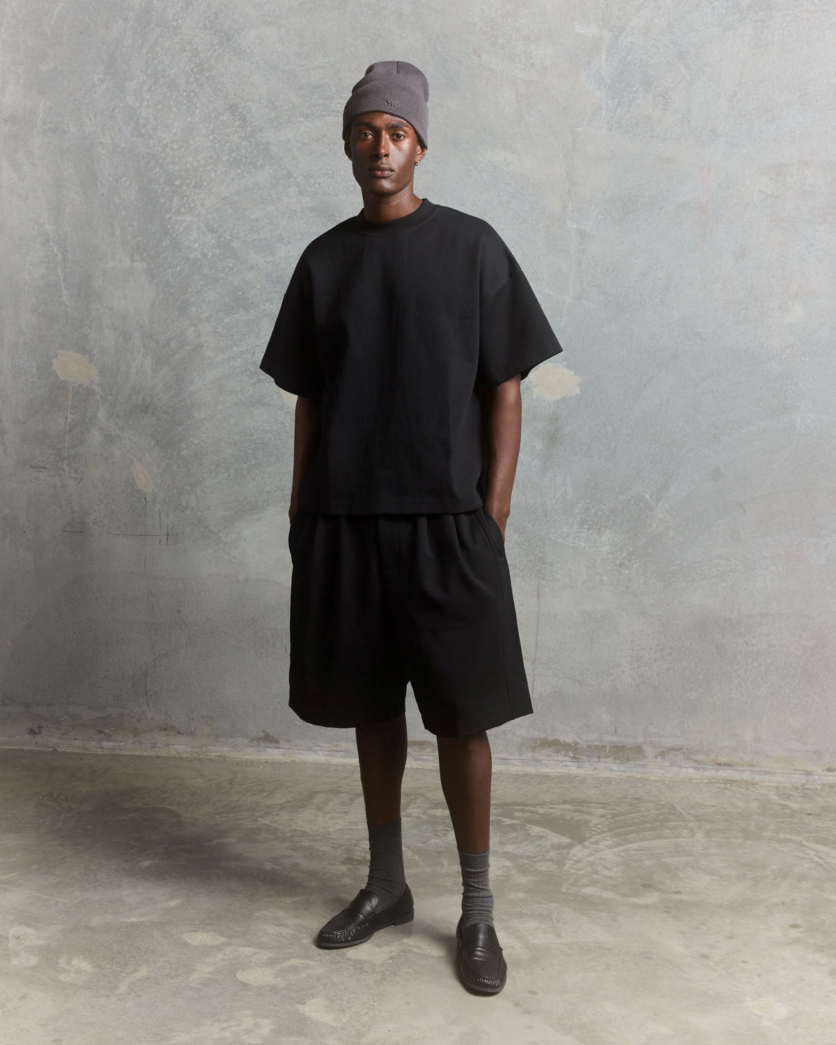 Nothing Draped Pleated Shorts | Tar-5