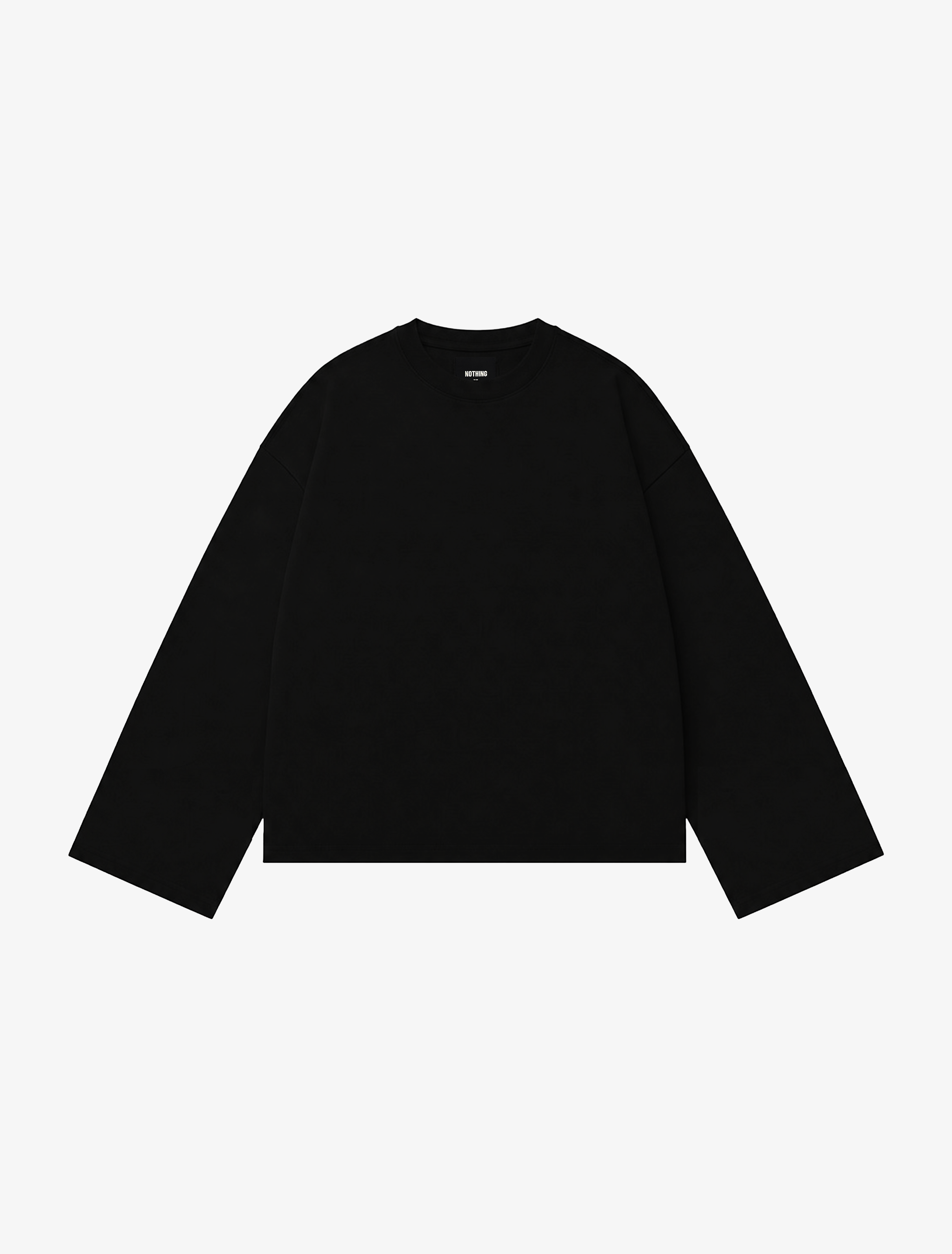 Nothing Wide Long Sleeve Tee | Tar-1