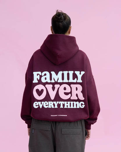 YK x Steedmans Hoodie | Burgundy